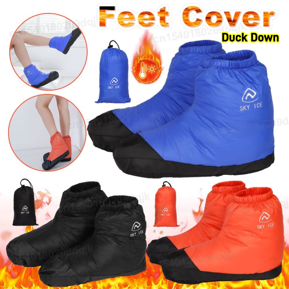 Thermal Sock Winter - Ultralight Down Booties Duck Down Shoes