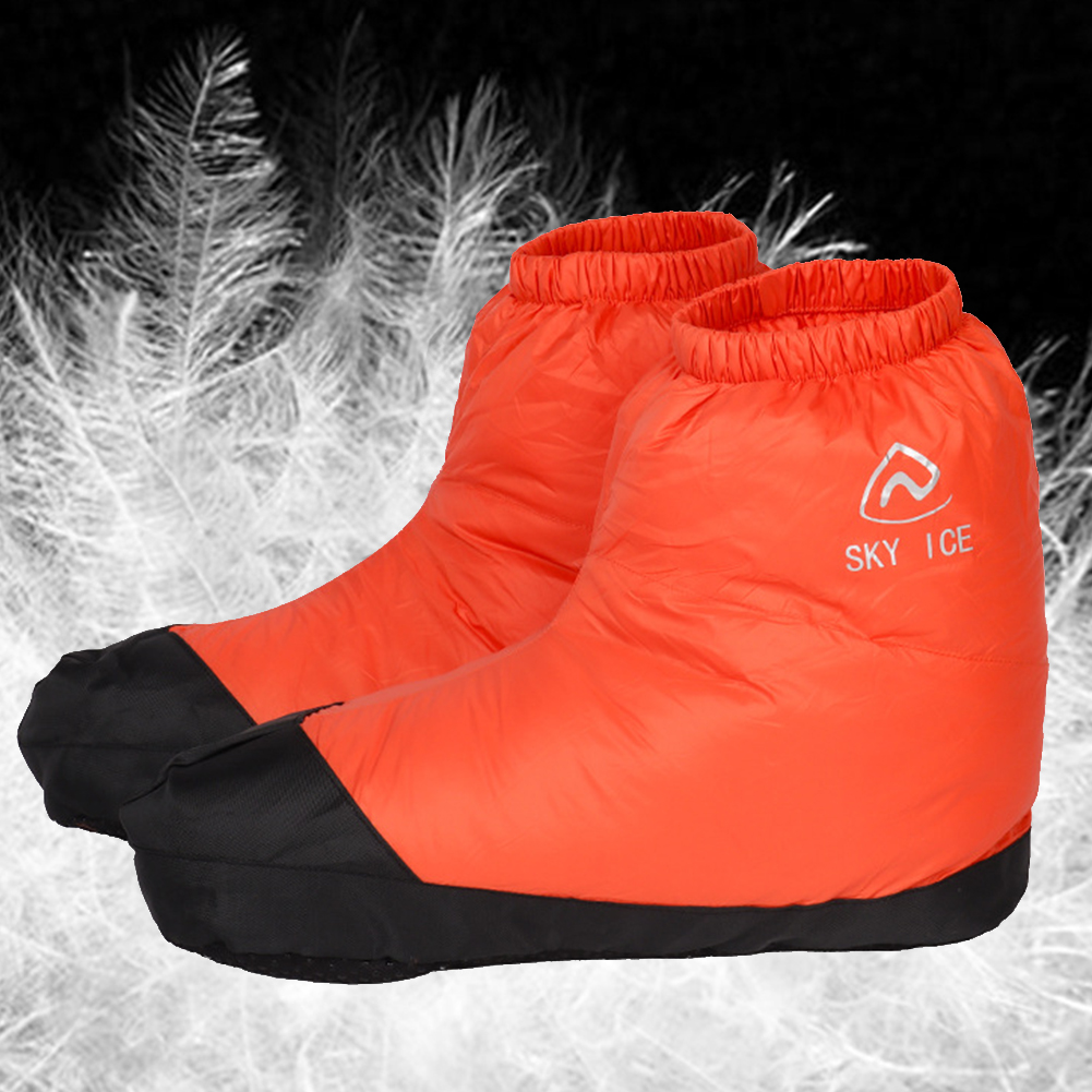 Ultralight Down Booties Duck D - Thermal Sock Winter review and price