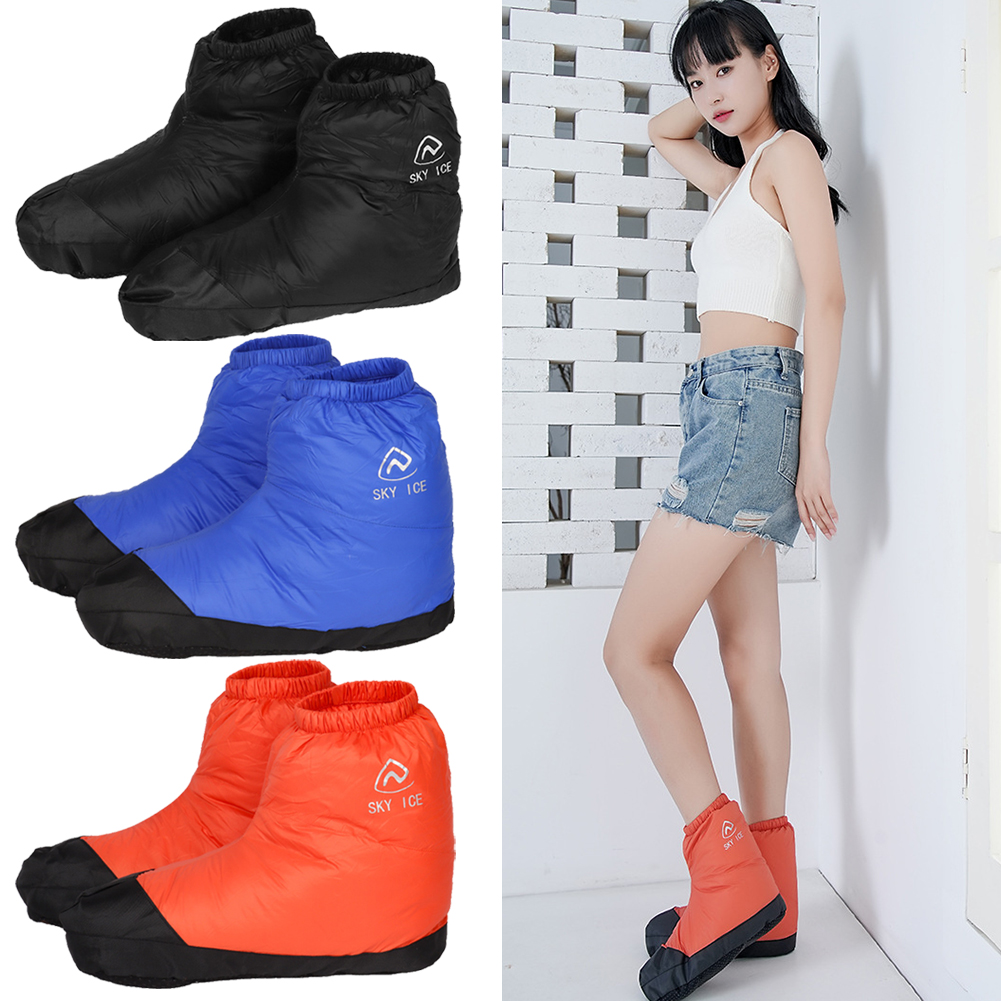 Ultralight Down Booties Duck D - Thermal Sock Winter review and price