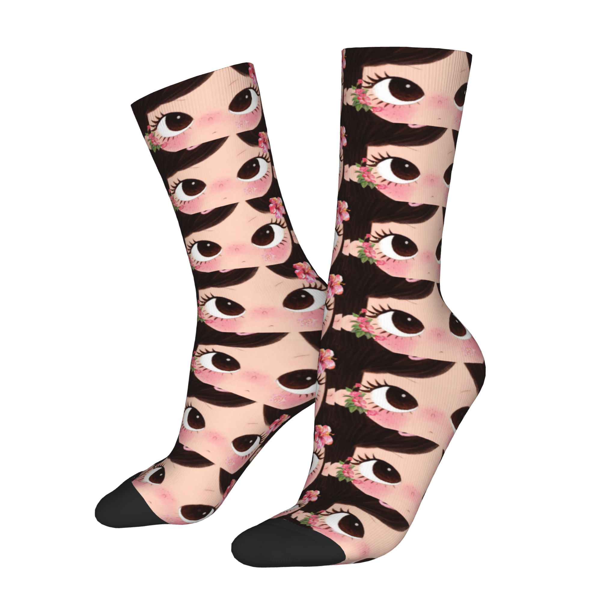 Custom Big Eyes Girl Comic Men - Dress Sock Men review and price