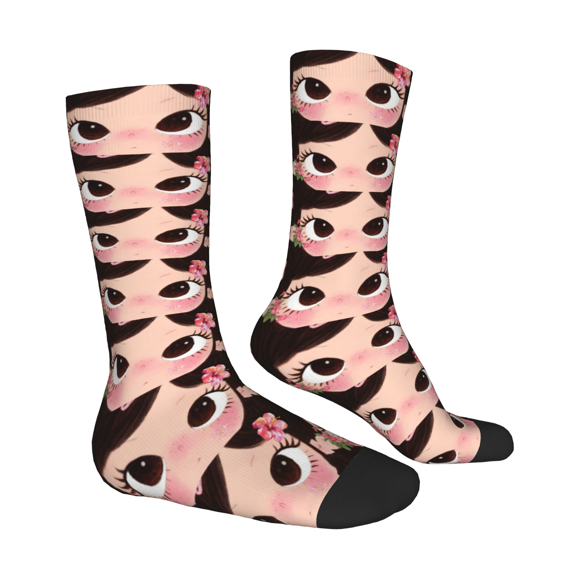 Custom Big Eyes Girl Comic Men - Dress Sock Men review and price