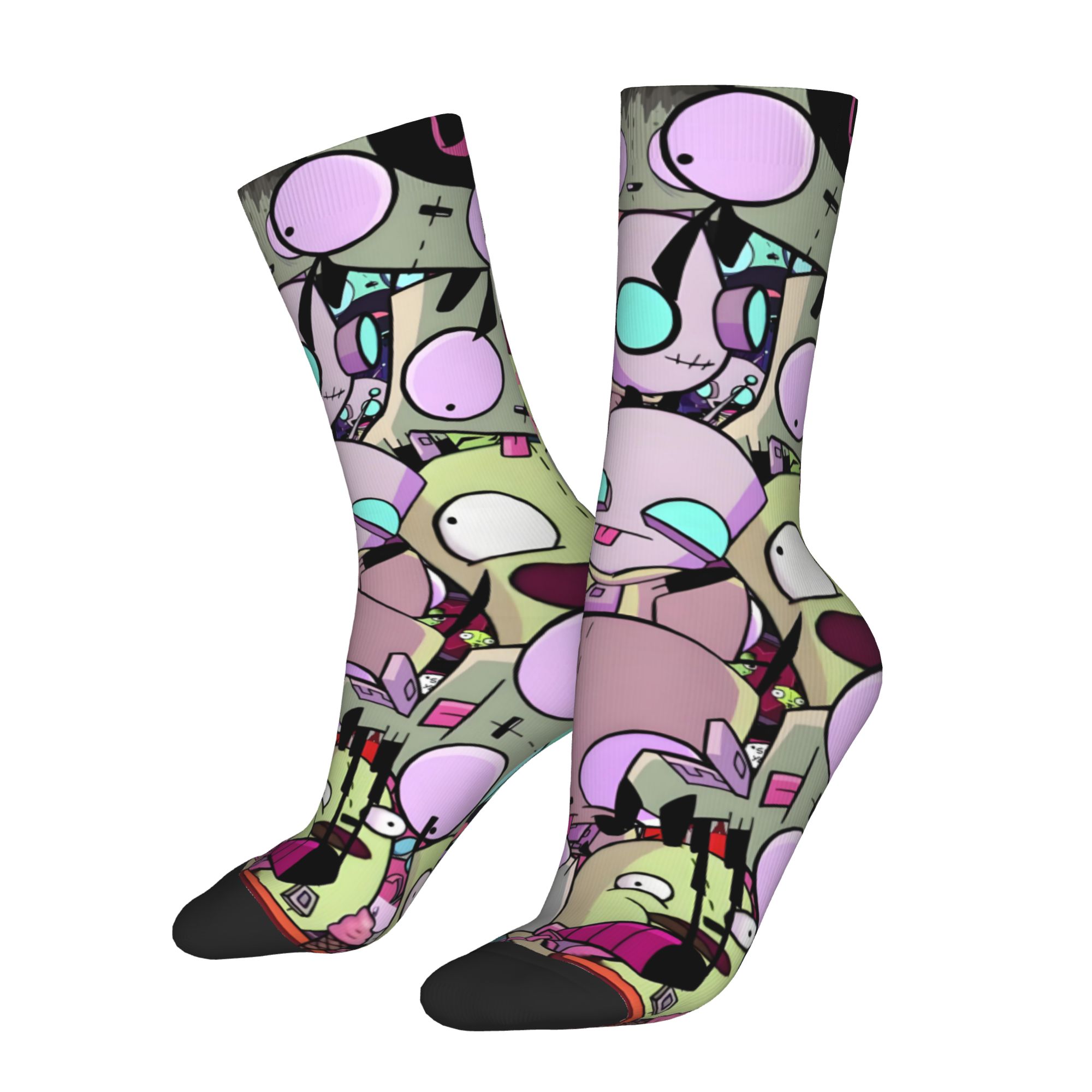 Custom I-Invader Z-Zim Cartoon - Dress Sock Men review and price