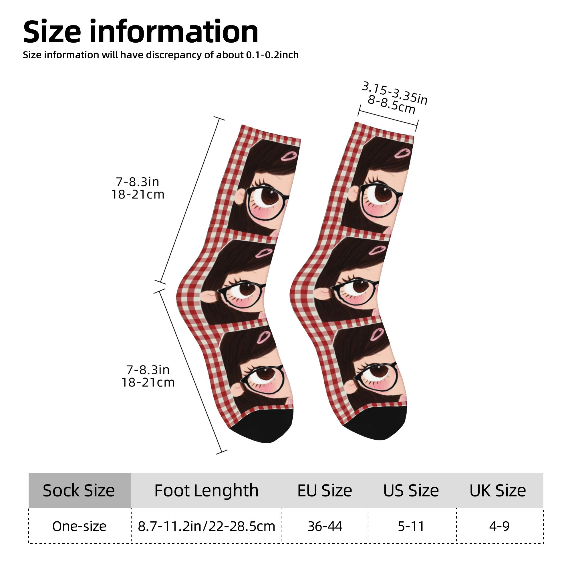 Custom Big Eyes Girl Comic Dre - Dress Sock Men review and price